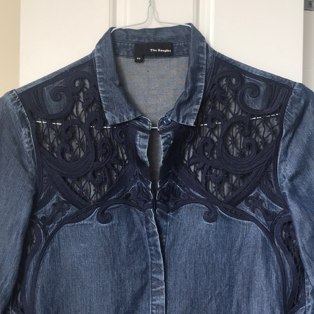 The Kooples Shirt with Lace